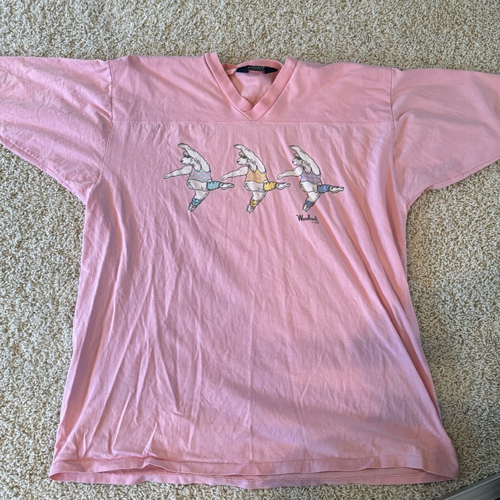 Vintage!! Pink funny t shirt